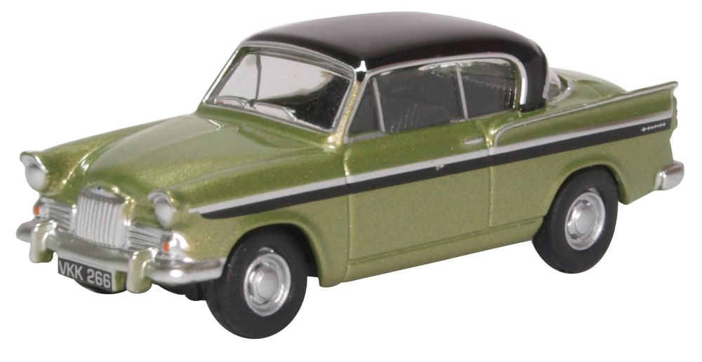 Oxford Diecast Sunbeam Rapier MKIII Light Green Metallic Embassy Black 76SR007