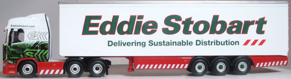 Oxford Diecast Scania New Generation (R) Box Trailer Stobart