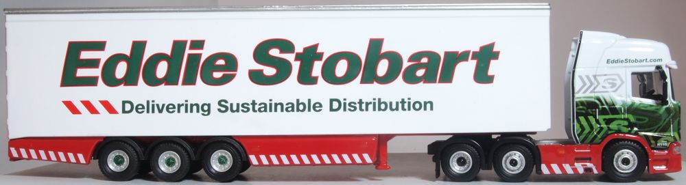 Oxford Diecast Scania New Generation (R) Box Trailer Stobart