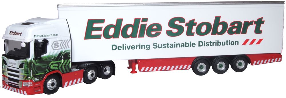 Oxford Diecast Scania New Generation (R) Box Trailer Stobart