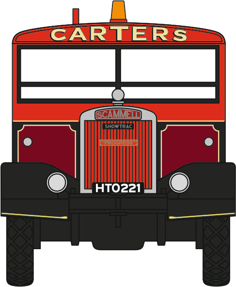 Oxford Diecast Scammell Showtrac Carters 76SST008 Design 