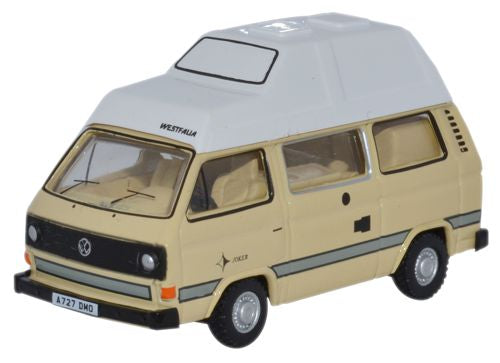 Oxford Diecast Ivory VW T25 Camper - 1:76 Scale 76T25003
