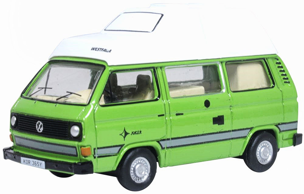 Oxford Diecast Liana Green VW T25 Camper 1:76 Scale. 76T25011