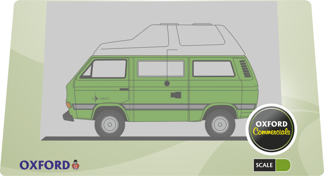 Oxford Diecast Liana Green VW T25 Camper 1:76 Scale. 76T25011