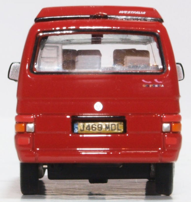 OXFORD DIECAST 1:76 Scale VW T4 Westfalia Camper Paprika Red — Oxford ...