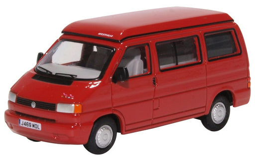 Oxford Diecast VW T4 Westfalia Camper Paprika Red 76T4001