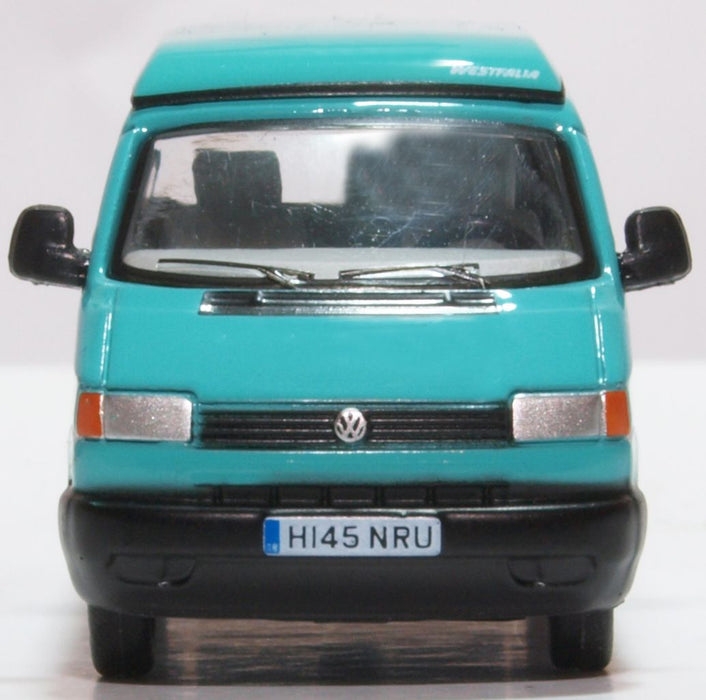 Oxford Diecast VW T4 Westfalia Camper Caribbean Green 76T4003