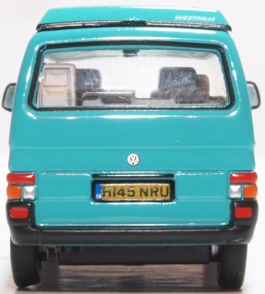 Oxford DIECAST 1:76 Scale VW T4 Westfalia Camper Caribbean Green ...
