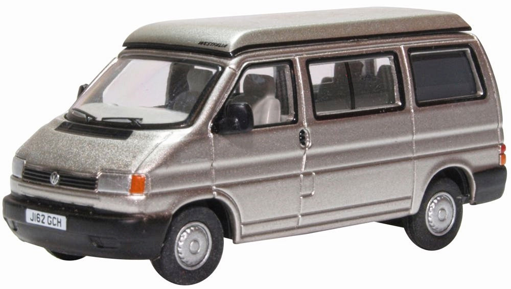 Oxford Diecast VW T4 Westfalia Camper Silver Grey 76T4005