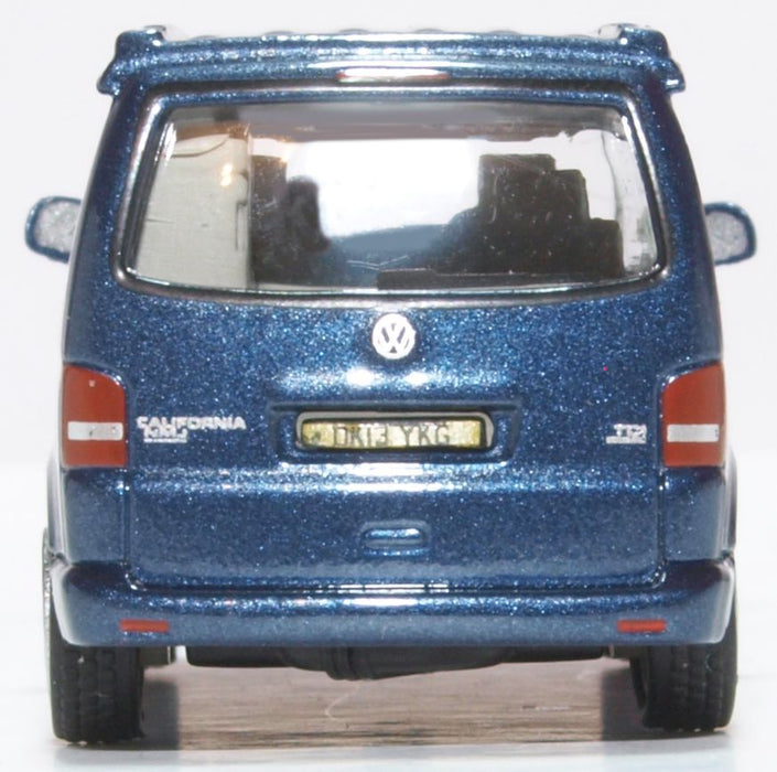 Oxford Diecast VW T5 California Camper Metallic Night Blue 76T5C001