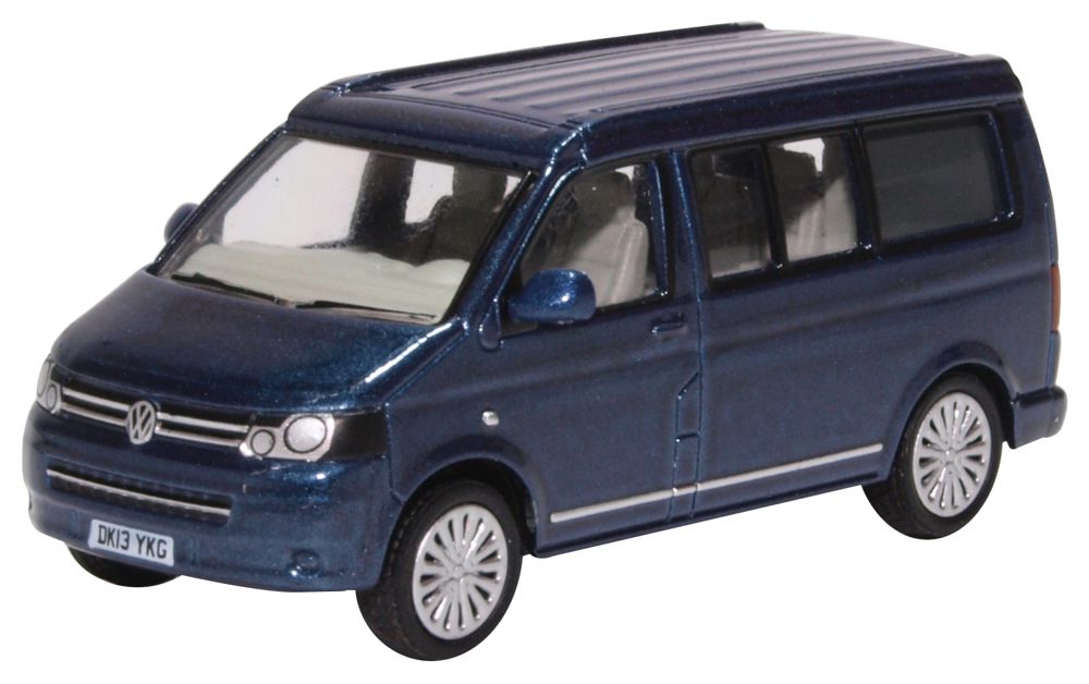 Oxford Diecast VW T5 California Camper Metallic Night Blue 76T5C001