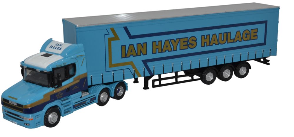 Oxford Diecast Scania T Cab Curtainside Ian Hayes 76TCAB009