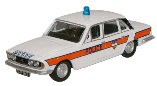 Oxford Diecast Leicestershire Constabulary Triumph 2500 - 1:76 Scale 76TP003