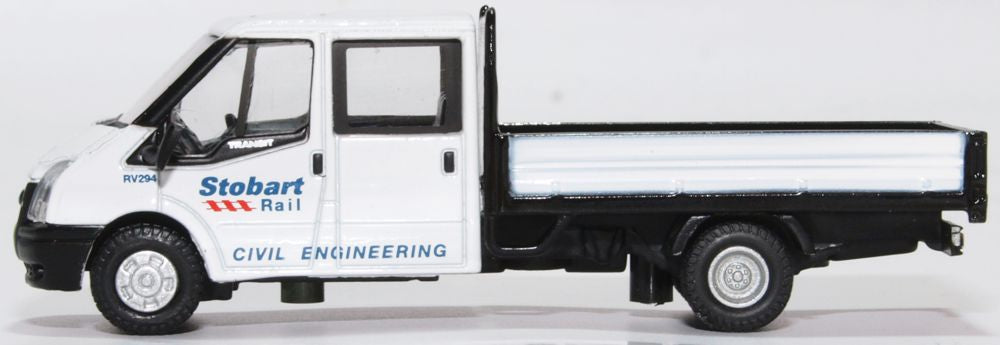 Oxford Diecast Ford Transit Dropside Stobart Rail 76TPU001
