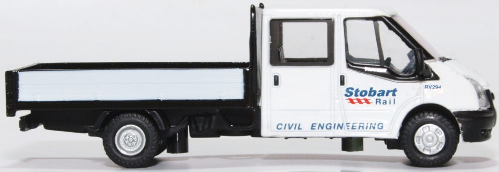 Oxford Diecast Ford Transit Dropside Stobart Rail 76TPU001