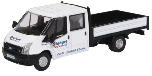 Oxford Diecast Ford Transit Dropside Stobart Rail 76TPU001