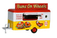 Oxford Diecast Mobile Trailer Buns on Wheels - 1:76 Scale 76TR006