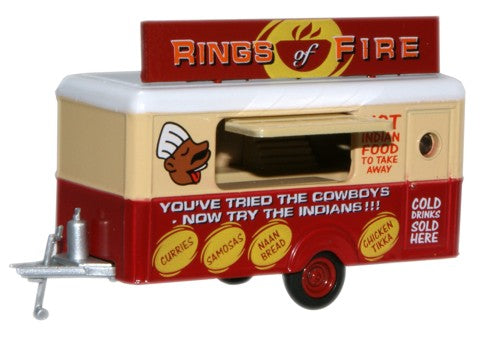 Oxford Diecast Mobile Trailer Rings of Fire - 1:87 Scale 87TR008