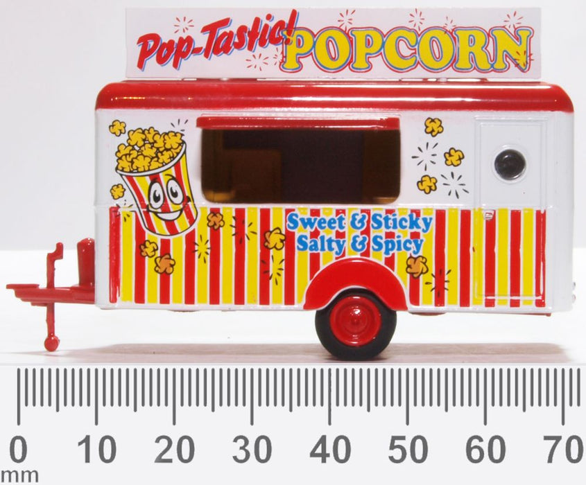 Oxford Diecast Popcorn Mobile Trailer 1:76 Scale 76TR016