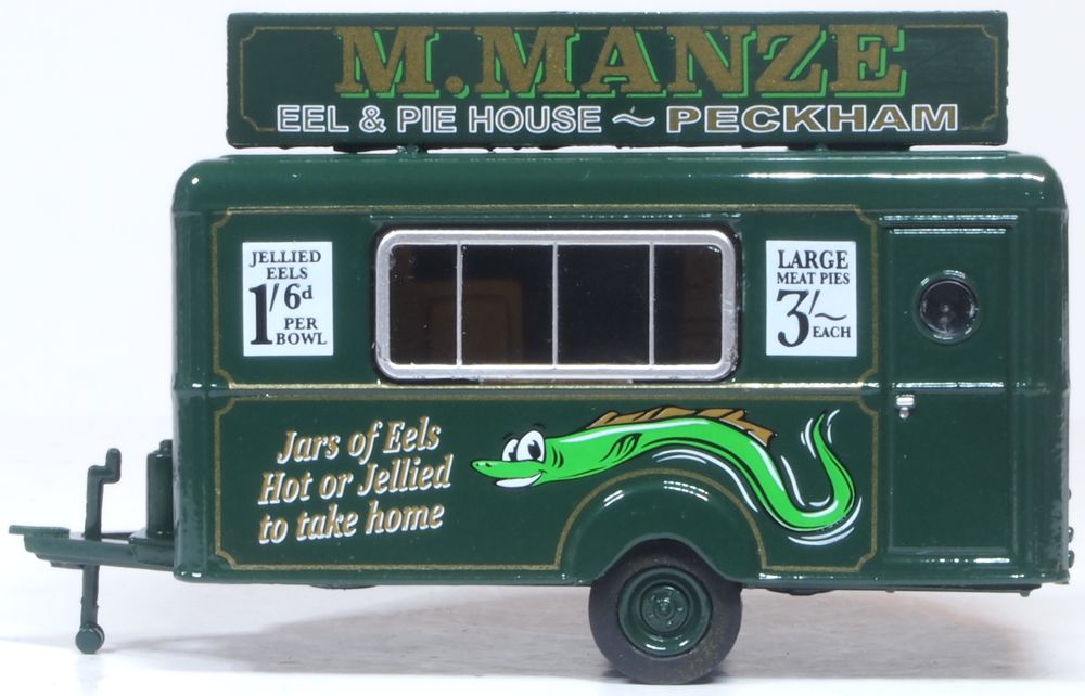 Oxford Diecast Mobile Trailer M.Manze Jellied Eels