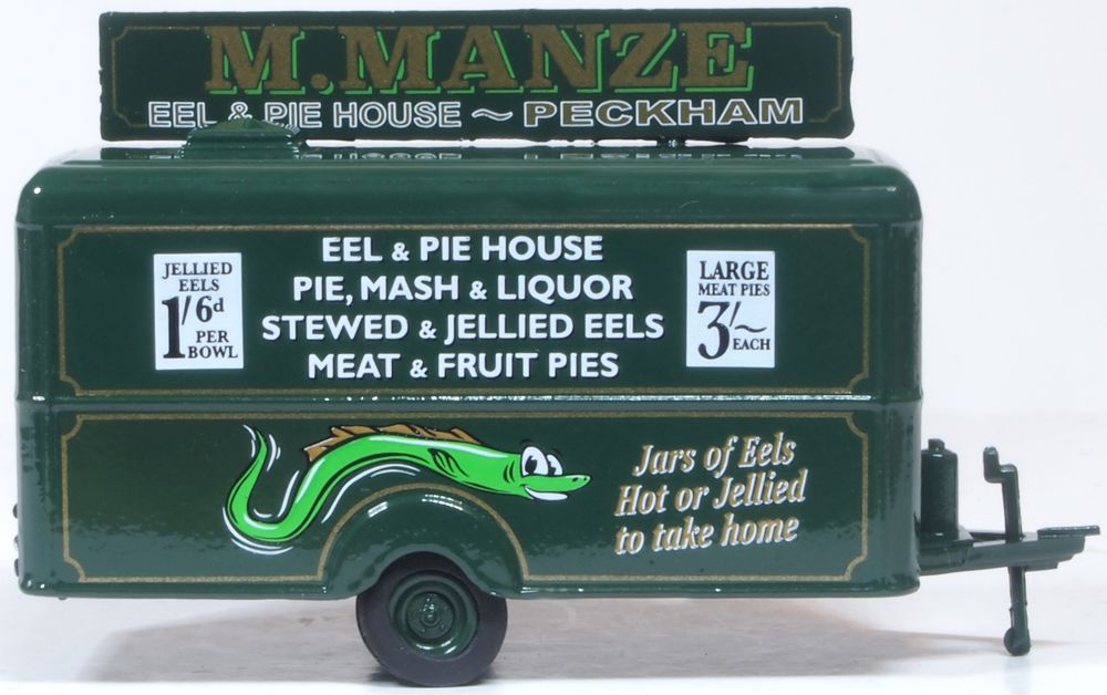 Oxford Diecast Mobile Trailer M.Manze Jellied Eels
