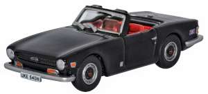 Oxford Diecast Black Triumph TR6 76TR6004