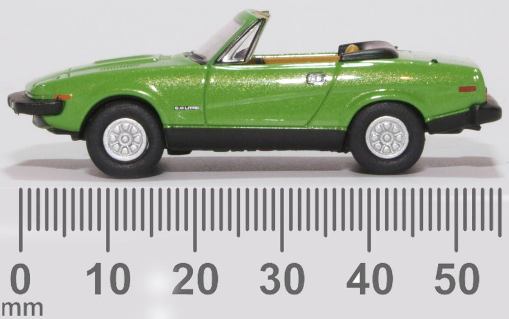 Oxford Diecast Triumph TR7 Convertible Triton Green 76TR7001