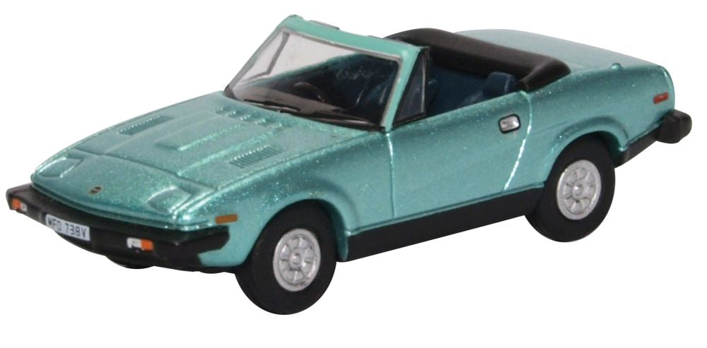 Oxford Diecast Triumph TR7 Convertible Persian Aqua Metallic 76TR7002