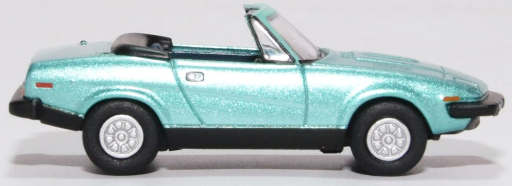 Oxford Diecast Triumph TR7 Convertible Persian Aqua Metallic 76TR7002