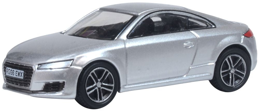 OXFORD DIECAST 1:76 Scale Floret Silver Audi TT Coupe — Oxford Diecast