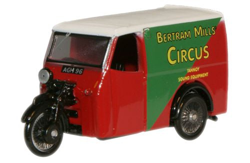 Oxford Diecast Bertram Mills Tricycle Van - 1:76 Scale 76TV001