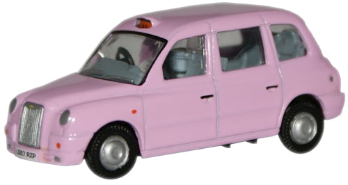 Oxford Diecast Pink TX4 Taxi - 1:76 Scale 76TX4005