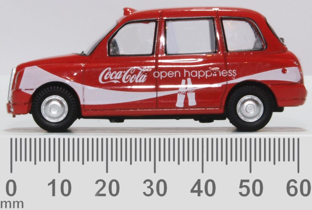 Oxford Diecast TX4 Taxi Coca Cola 76TX4008CC