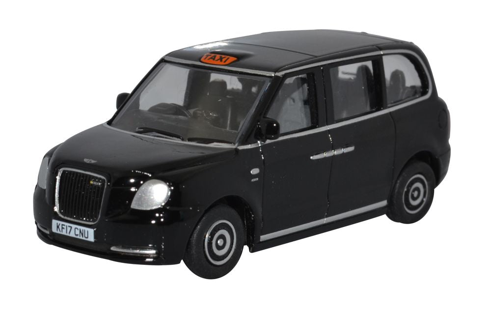 OXFORD DIECAST 1:76 Scale LEVC Electric Taxi Black — Oxford Diecast