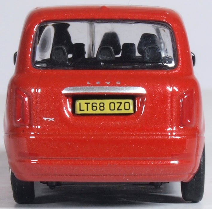 Oxford Diecast Tupelo Red LEVC TX Taxi 76TX5002