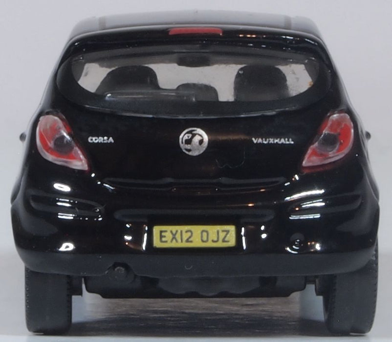 Oxford Diecast Black Vauxhall Corsa 76VC004