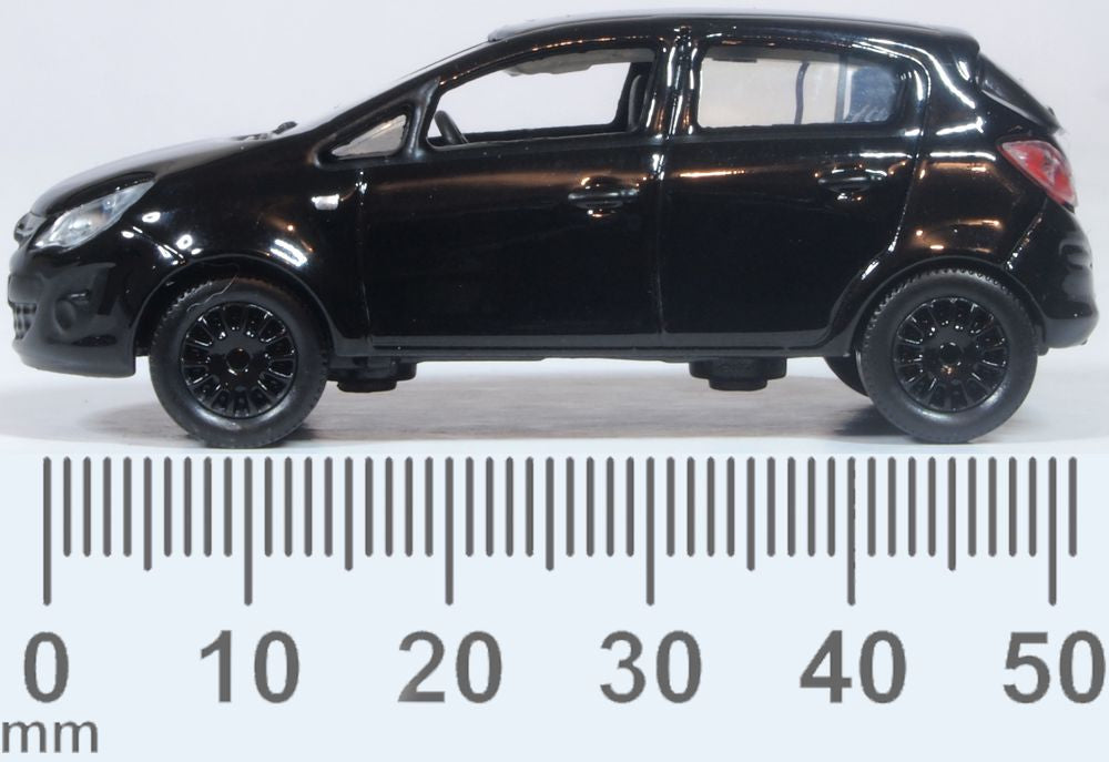 Oxford Diecast Black Vauxhall Corsa 76VC004