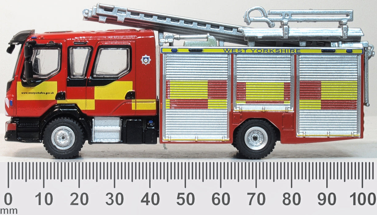 Oxford Diecast Volvo FL Emergency One Pump Ladder West Yorkshire 76VEO001