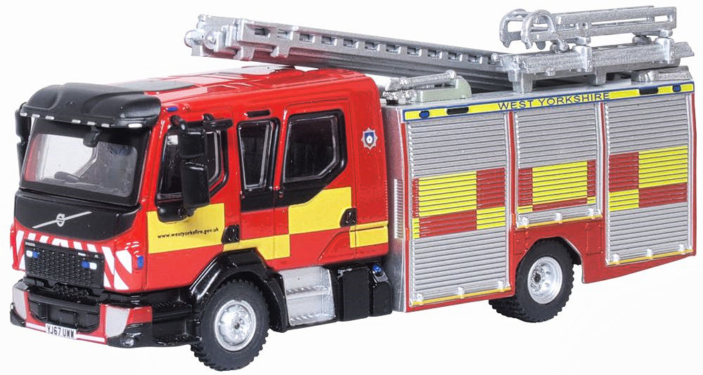 Oxford Diecast Volvo FL Emergency One Pump Ladder West Yorkshire 76VEO001