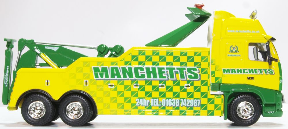 Oxford Diecast Volvo FH Boniface Recovery Truck Manchetts 76VOL08REC