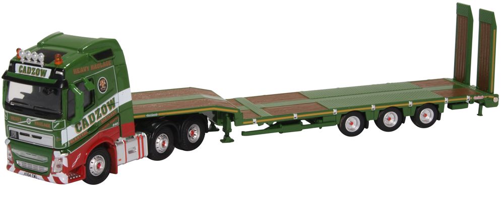 Oxford Diecast Volvo FH4 (g) Nooteboom Semi Low Loader Cadzow 76VOL4007