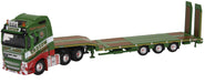 Oxford Diecast Volvo FH4 (g) Nooteboom Semi Low Loader Cadzow 76VOL4007