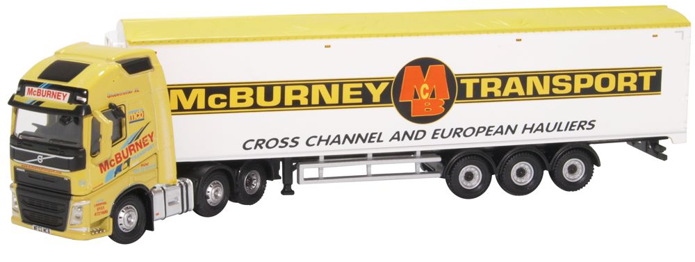 Oxford Diecast Volvo FH4  GXL Walking Floor McBurney Transport 76VOL4008
