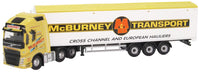 Oxford Diecast Volvo FH4  GXL Walking Floor McBurney Transport 76VOL4008
