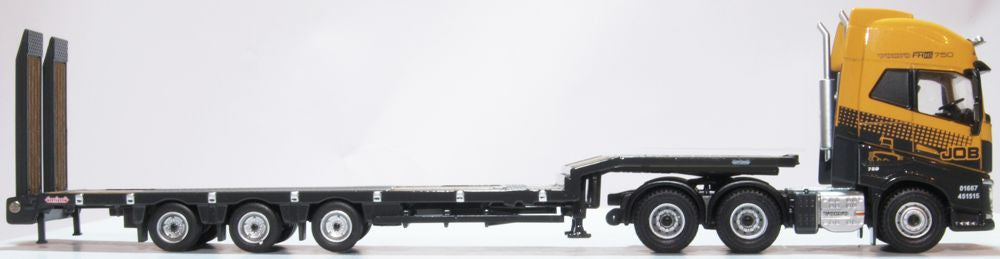 Oxford Diecast Volvo FH4 GXL Nooteboom Semi Low Loader G F Job 76VOL4009
