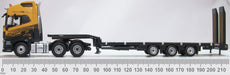 Oxford Diecast Volvo FH4 GXL Nooteboom Semi Low Loader G F Job 76VOL4009