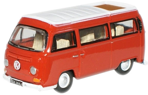 Oxford Diecast Senegal Red/White VW Camper - 1:76 Scale 76VW004