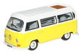 Oxford Diecast VW Camper Closed Saturn Yellow/White - 1:76 Scale 76VW016