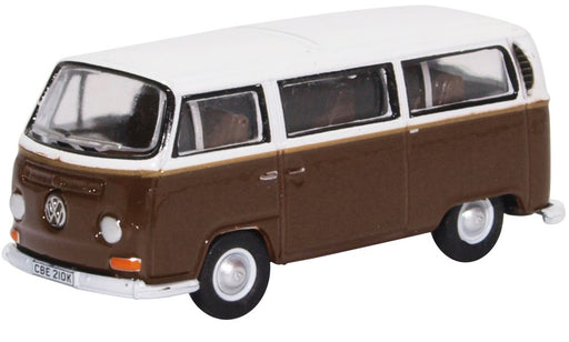 Oxford Diecast VW Bay Window Brown/White 76VW029