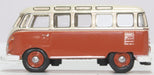 Oxford Diecast VW T1 Samba Bus Sealing Wax Red Beige Grey 76VWS001